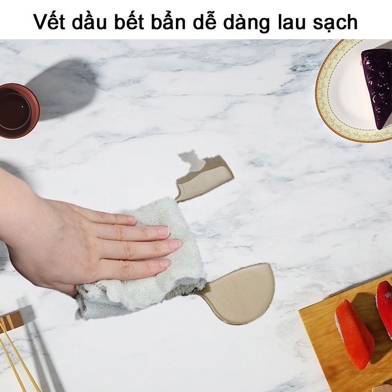 Decal dán tường/ dán bếp vân đá hoa văn (60cm×5m/cuộn)