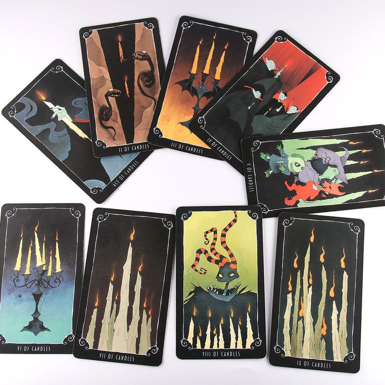 [Size Gốc] Bộ bài The Nightmare before Christmas Tarot G1