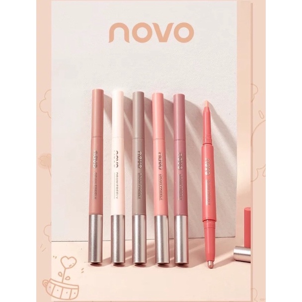 Bút nhũ mắt Novo hai đầu Star eyes lấp lánh chống nước bắt sáng cực đỉnh