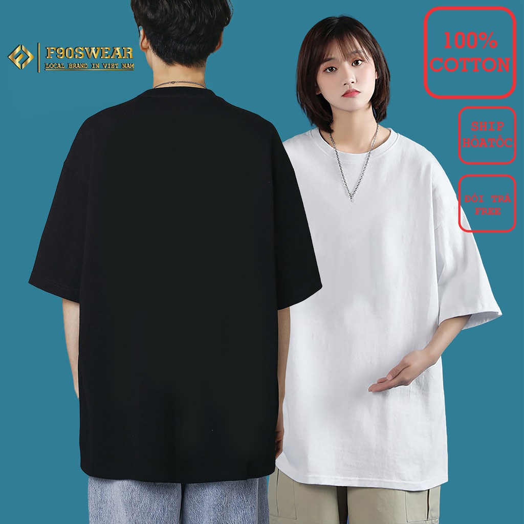 Áo thun trơn nam nữ - Áo phông basic tee nam nữ UNISEX tay lỡ form rộng chất 100% cotton co giãn 4 chiều cực mát