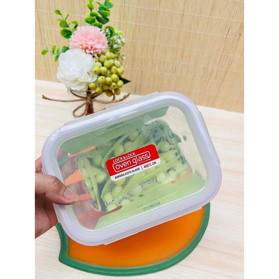 Hộp thủy tinh chịu nhiệt LOCK&LOCK chữ nhật 630ml