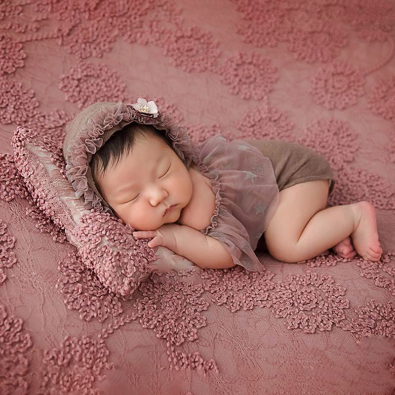 Set Mũ Và Quần Dài Phụ Kiện Chụp Hình Cho Bé