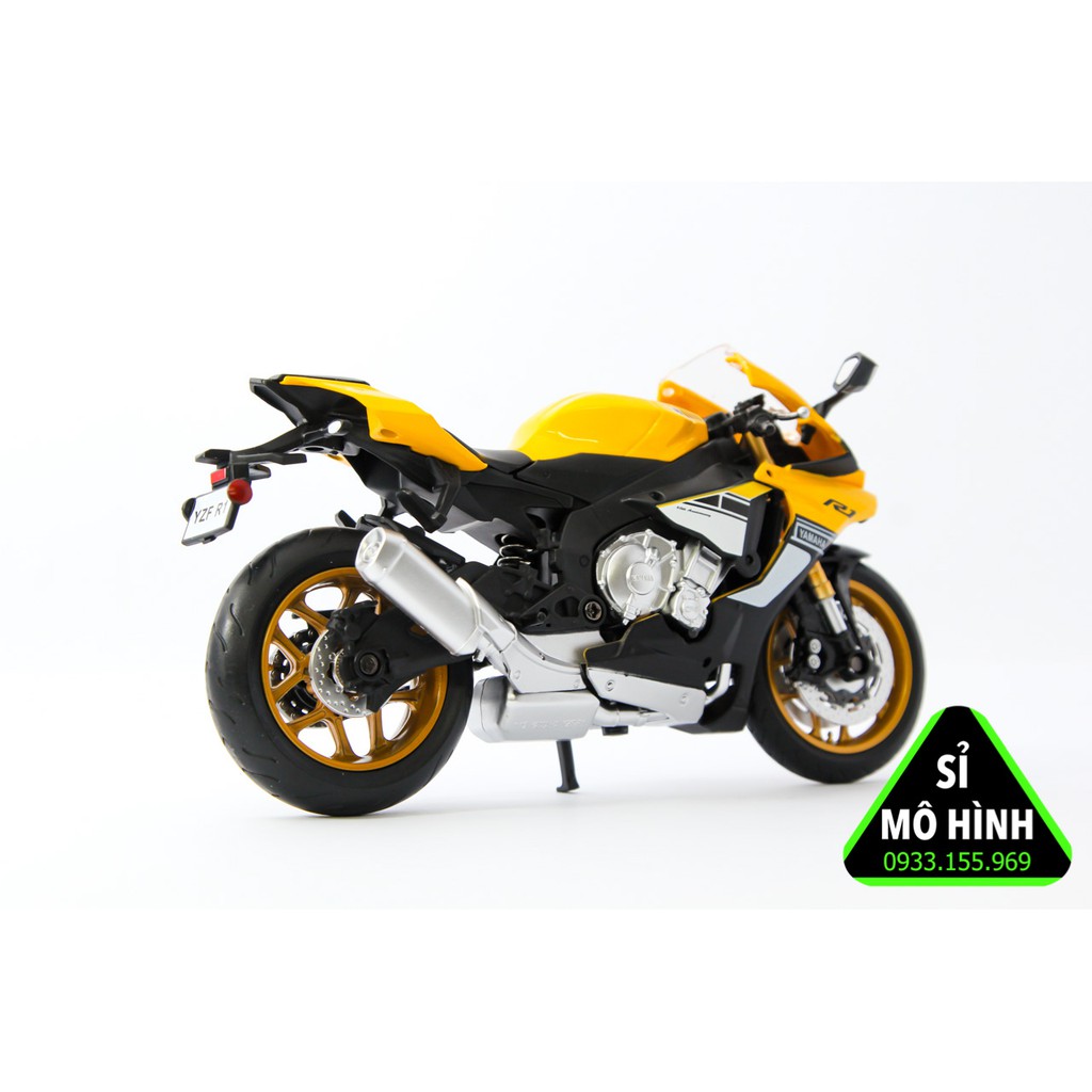 [ Sỉ Mô Hình ] Mô hình xe mô tô Yamaha R1 New 1:12