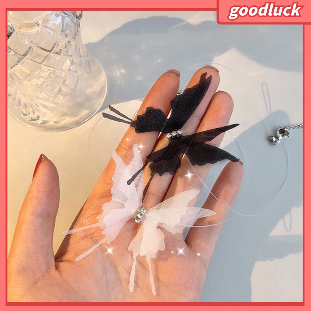 Goodluck| Dây Chuyền Choker Hợp Kim Hình Bướm Sáng Tạo Quyến Rũ Thời Trang Dành Cho Nữ