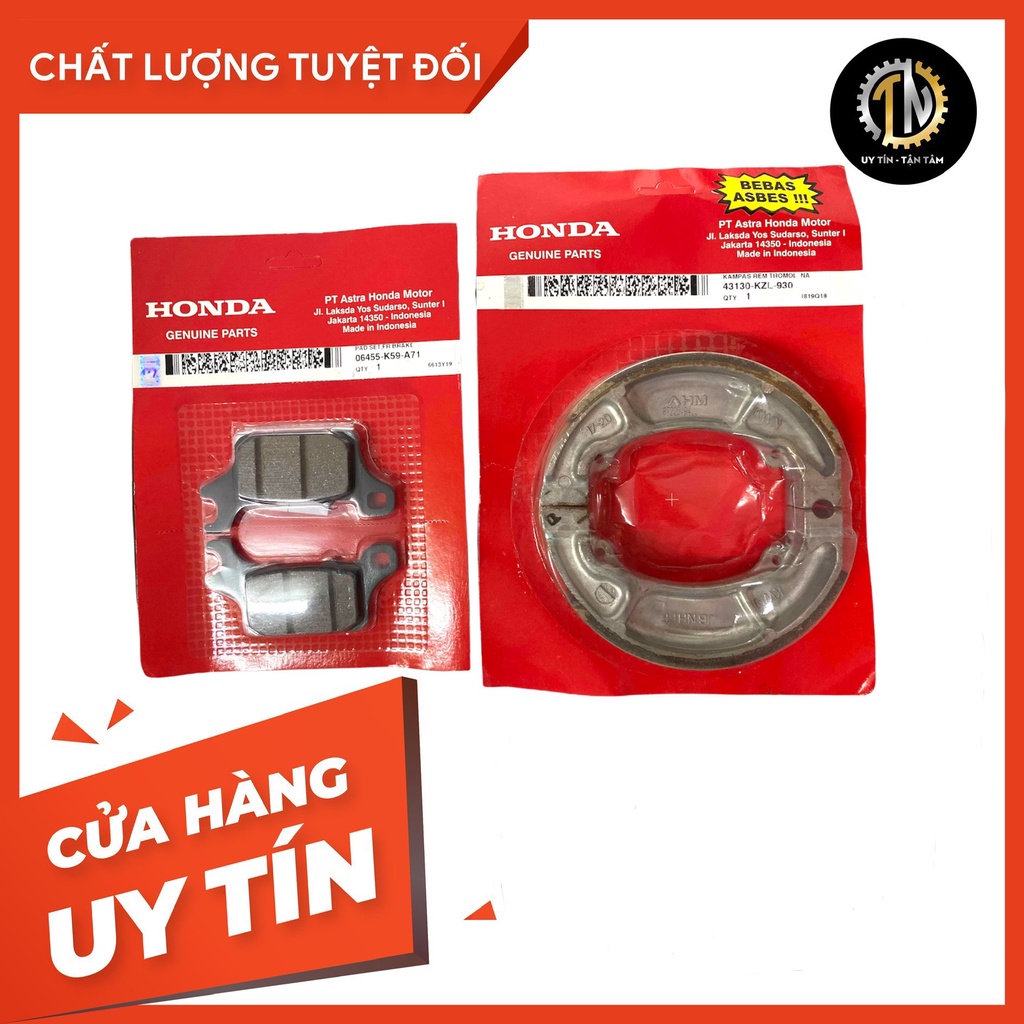 Bố thắng trước và sau Vario, Click đời 2018 - nay chính hãng