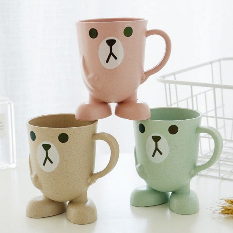 Ly cốc có quai cầm hình gấu đáng yêu