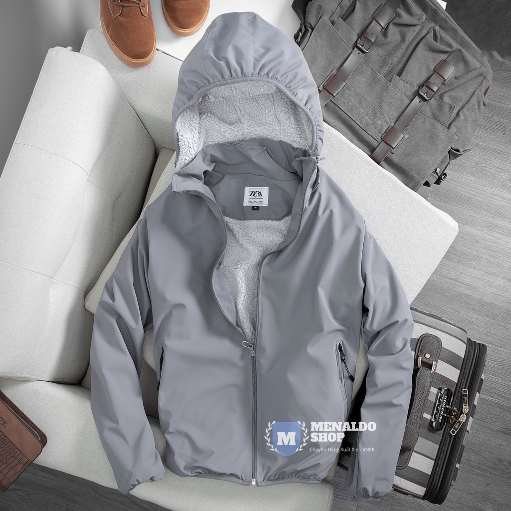 Áo Khoác Gió Lót Lông Cừu Cực Ấm - Vải Format Hàng VNXK | BigBuy360 - bigbuy360.vn