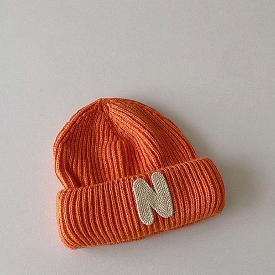 Mũ len beanie chữ N cho bé  - M086, phụ kiện thời trang thu đông 2022