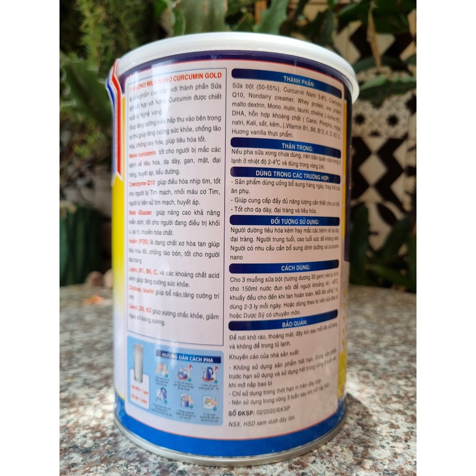 Sữa nghệ Nano Curcumin Gold.
