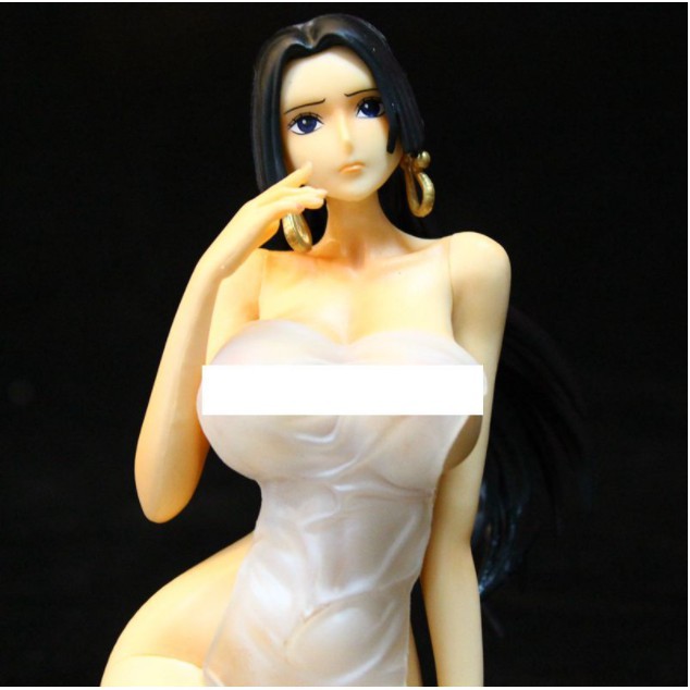 Mô hình One Piece - Mô hình Boa Hancock khăn tắm mỏng sexy 27cm B017