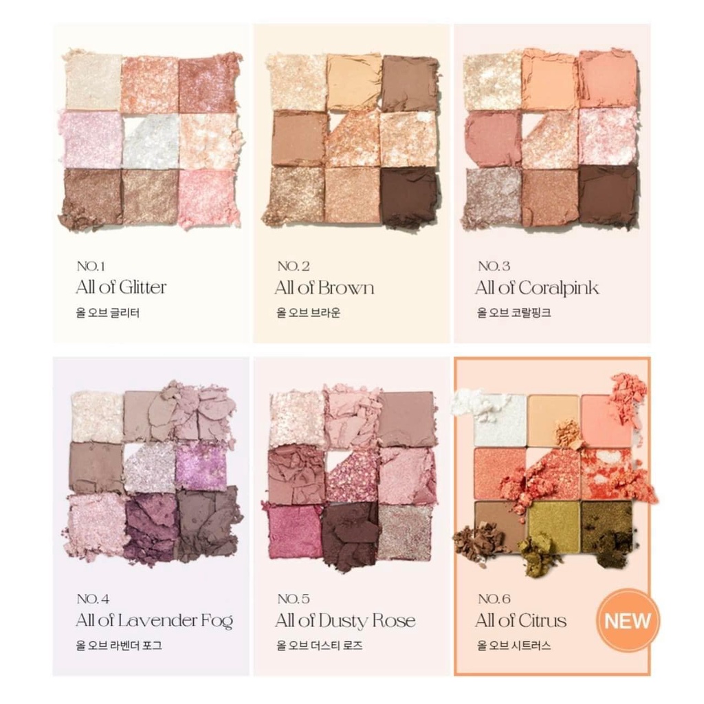 Bảng Phấn Mắt 9 ô UNLEASHIA GLITTERPEDIA EYE PALETTE
