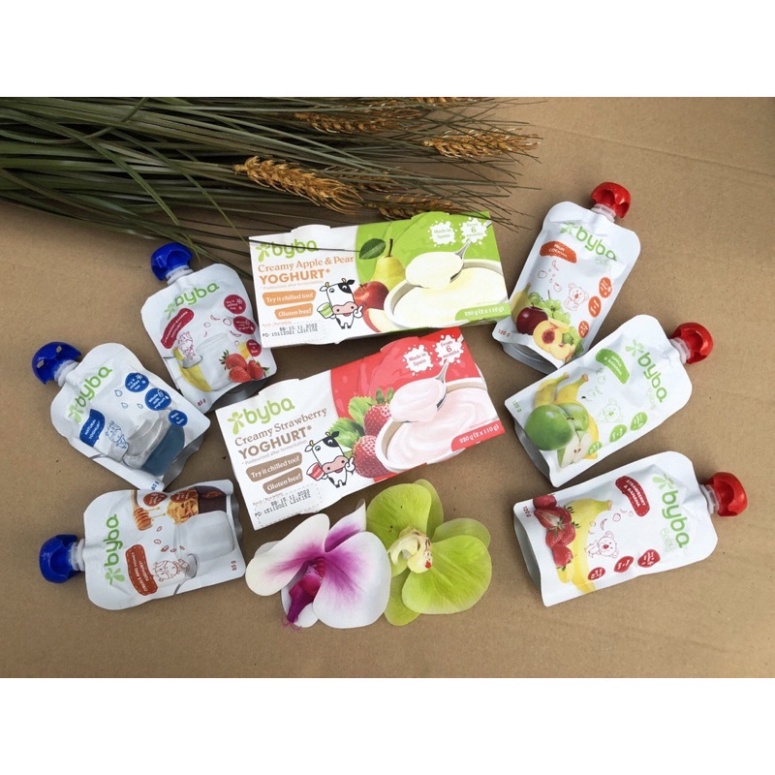 Sữa chua nguội thanh trùng Byba Tây Ban Nha cho bé từ 6 tháng