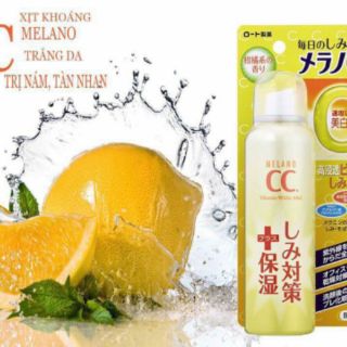 Auth Nhật🍀 Xịt Khoáng trắng da Melano CC