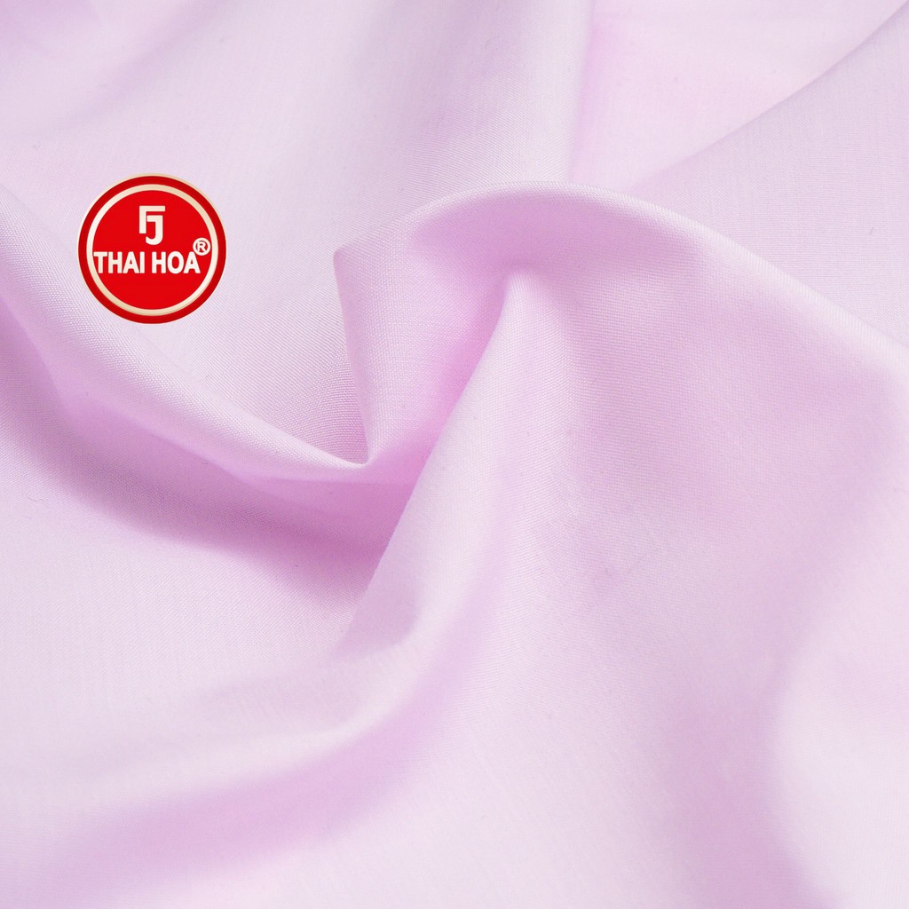 Áo sơ mi nữ Thái Hòa 047-03-01 vải cotton mềm mại thoáng mát màu hồng