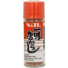 BỘT TIÊU, BỘT ỚT S&amp;B 15G NHẬT BẢN