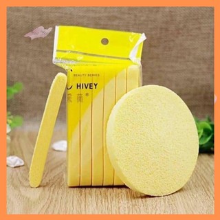 Mút rửa mặt bọt biển hivey gói 12 miếng