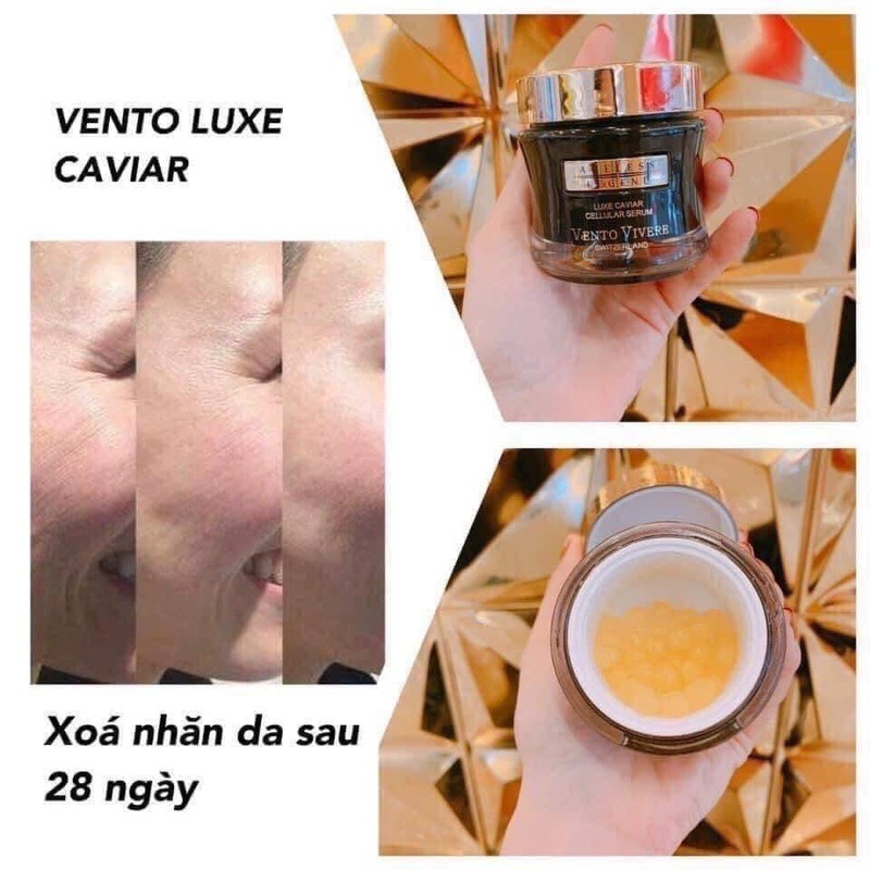 Kem dưỡng Vento đen trứng cá tầm chống lão hoá chống nhăn vento vivere lũce caviar | BigBuy360 - bigbuy360.vn