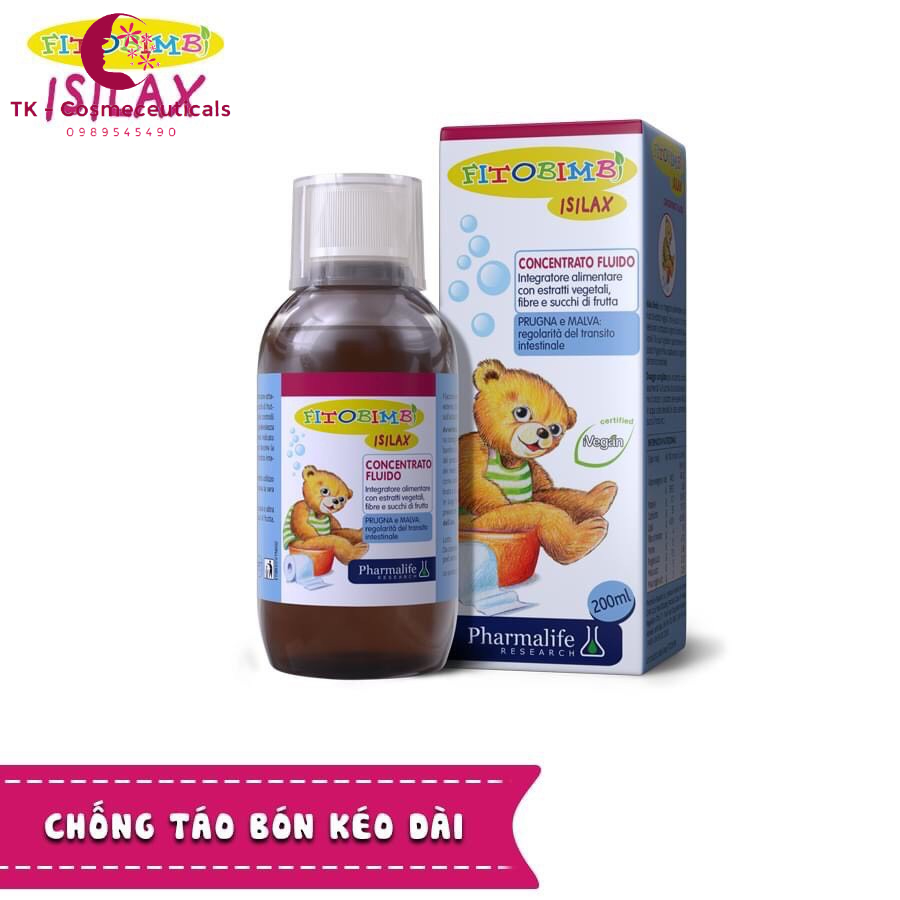 ISILAX BIMBI - Thảo Dược Chống Táo Bón Hàng Nhập Châu Âu - 200 ml