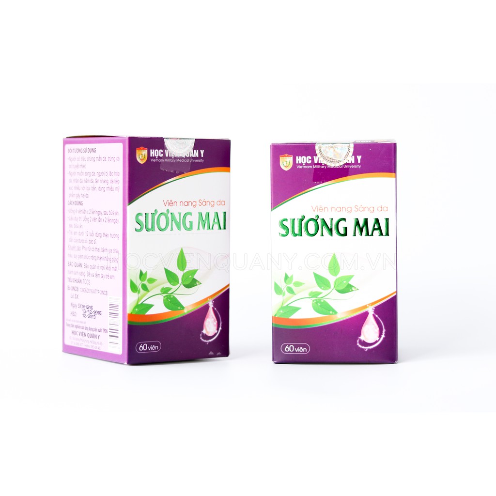 Bộ 2 Viên sáng da Sương Mai Học Viện Quân Y