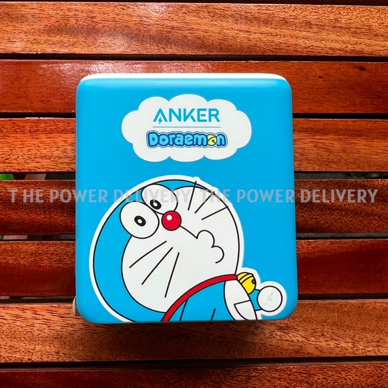 Củ Sạc Nhanh Kiêm Pin Dự Phòng Anker bản Doraemon 5.000mAh - Fusion A1624 Sạc Nhanh IQ3 PD 18w - Bảo hành 6 tháng