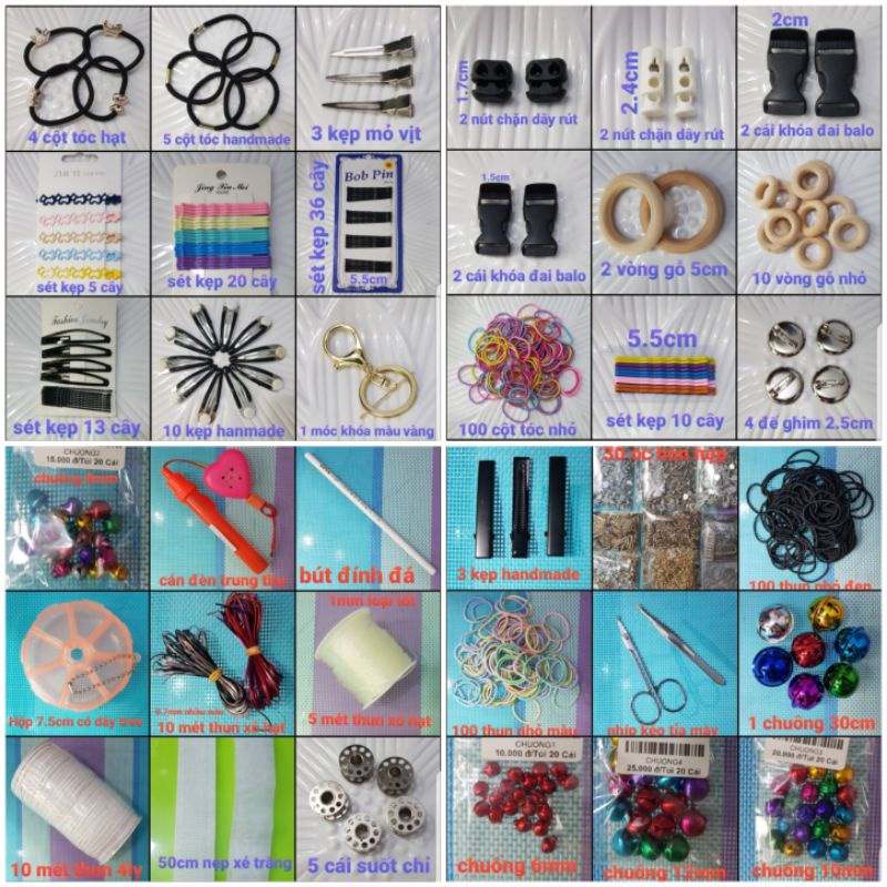 🏆50 Mẫu Phụ Kiện Làm Handmade Các Loại