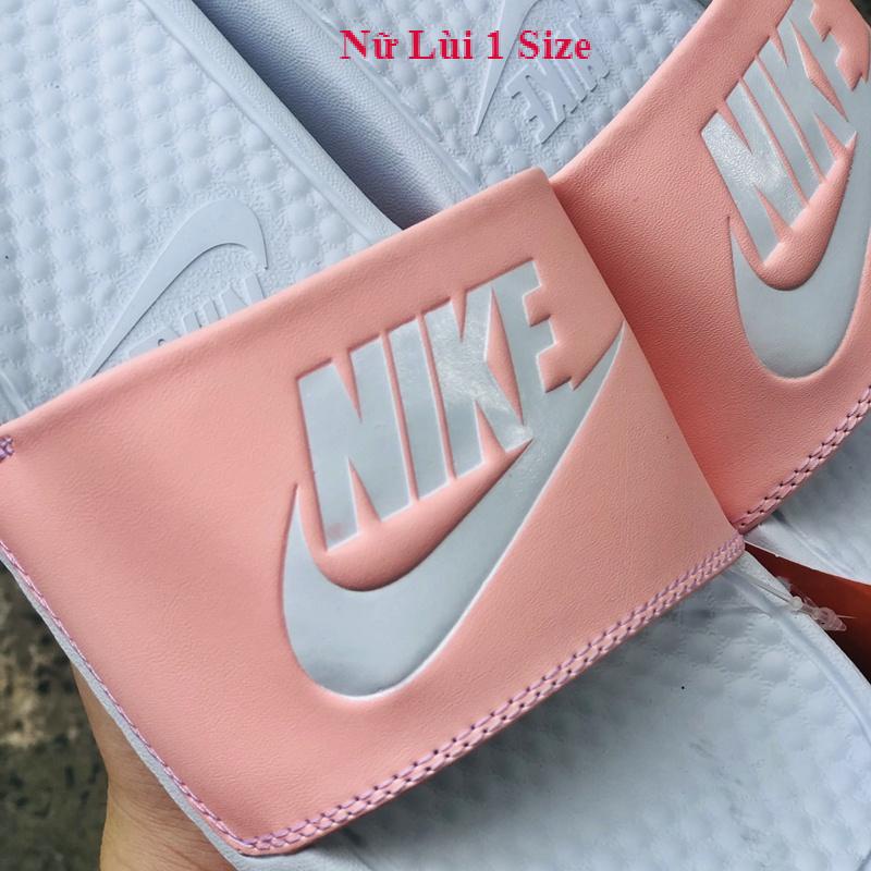 Dép unisex 𝐍𝐈𝐊𝐄 ❤️FREESHIP + Hộp❤️ dép quai ngang thể thao nam nữ in 𝐍𝐈𝐊𝐄-𝐁𝐚𝐧𝐚𝐬𝐬𝐢 kèm tem tag mác, hồng quai trắng