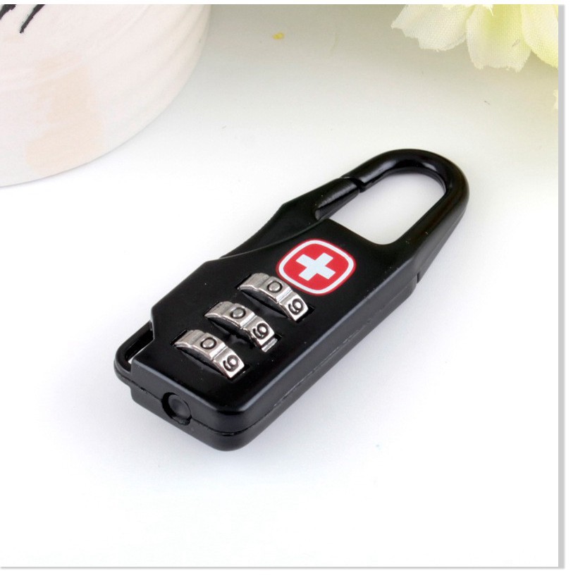 Khóa vali Khóa Chống Trộm Cho Vali, Balo Mã Số Chữ Thập Chất Lượng Tốt 3646