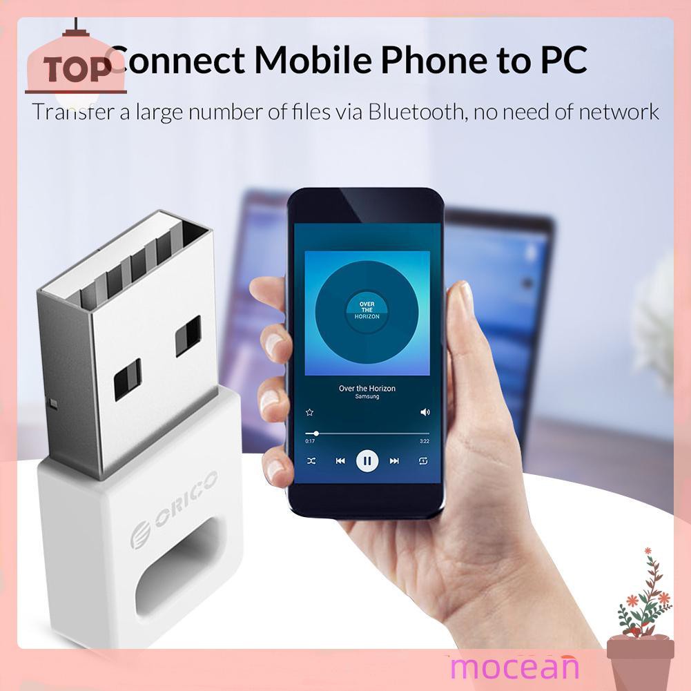 Mocean ORICO BTA-409 Bluetooth 4.0 Dongle USB Adapter PC Wireless Mouse Receiver