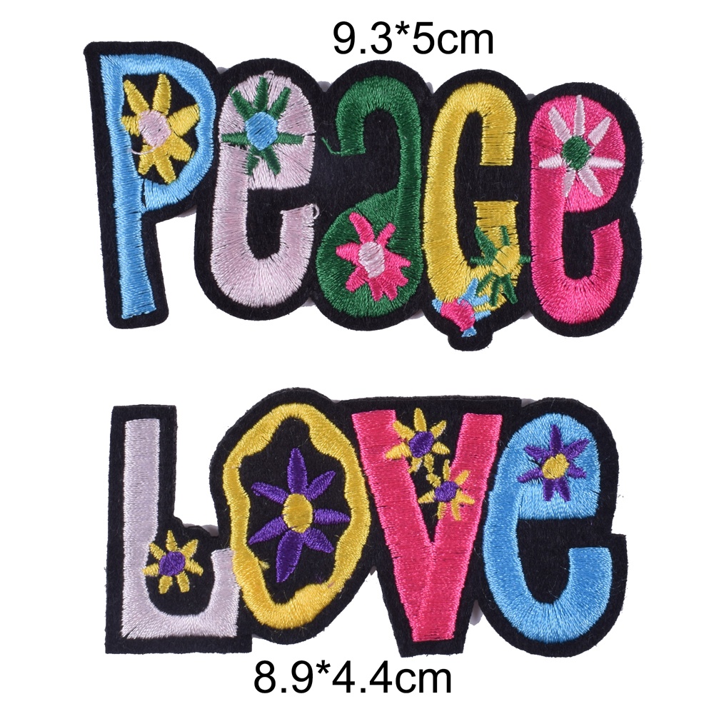 Set 2 Miếng Dán Ủi Quần Áo Hình Chữ Love