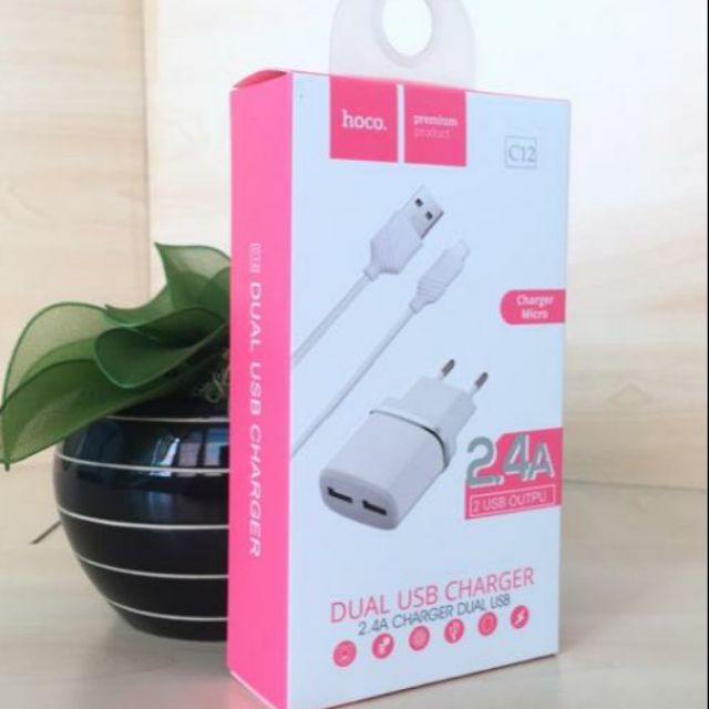Bộ cáp sạc Micro USB Hoco C12