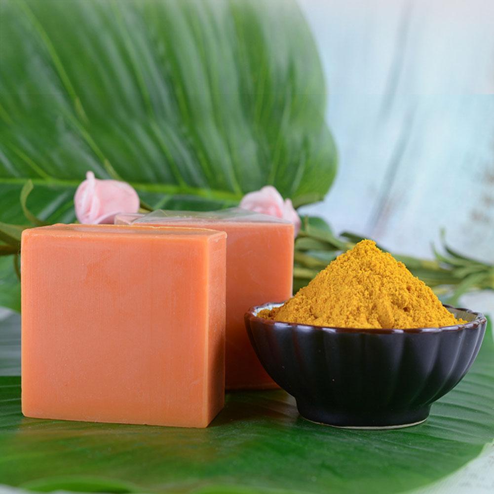 Ginger Essential Oil Soap Turmeric Handmade Soap Plant Cleansing Soap Facial Extract Cleansing K3E2