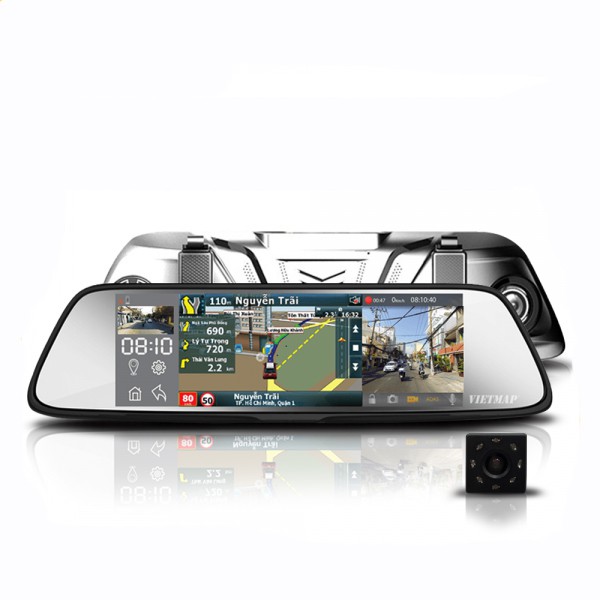 Camera hành trình gương chiếu hậu Vietmap G79 ghi hình trước sau, cảnh báo lệch làn, giới hạn tốc độ, cảnh báo va chạm | BigBuy360 - bigbuy360.vn