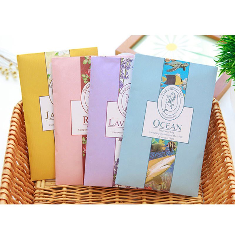 Túi Thơm Thảo Mộc Treo Tủ Quần Áo, Phòng Khách, Nhà Tắm, Tủ Giày Kèm Móc Treo 1297