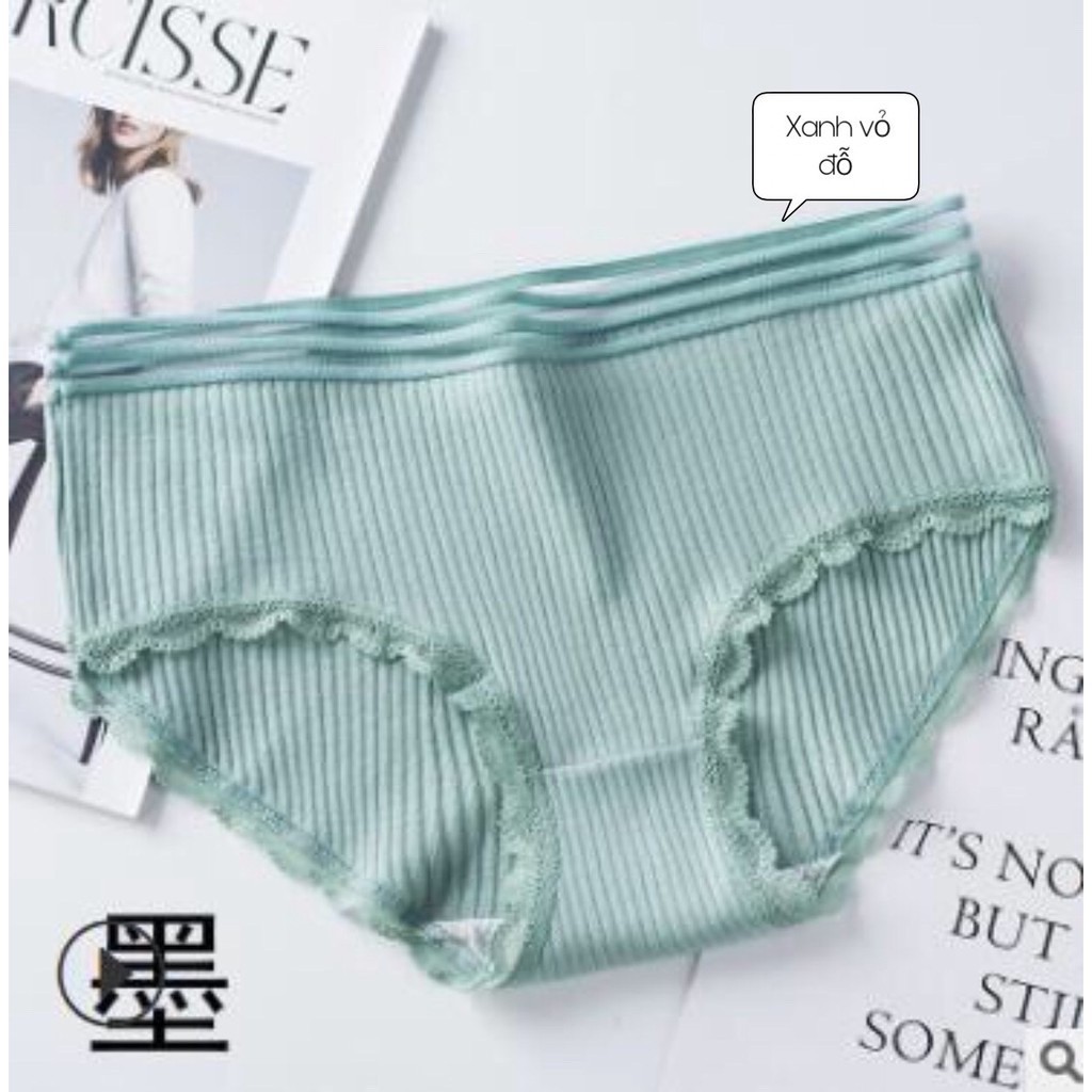 Quần lót nữ, quần lót chất liệu cotton tăm cạp sọc kháng khuẩn kiểu dáng nhã nhặn tinh tế form ôm gợi cảm | BigBuy360 - bigbuy360.vn