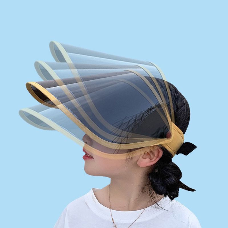 Mũ Lưỡi Trai Có Tấm Chắn Bảo Vệ Mặt Chống Tia UV / Giọt Bắn An Toàn Tiện Dụng