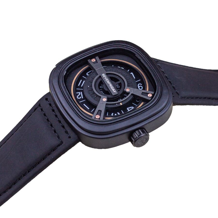 Đồng hồ cơ Sevenfriday Classic màu Đen tuyền thời trang dành cho Nam