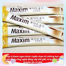 Cà Phê Hòa Tan Maxim White Gold hàn quốc (hộp 100 gói