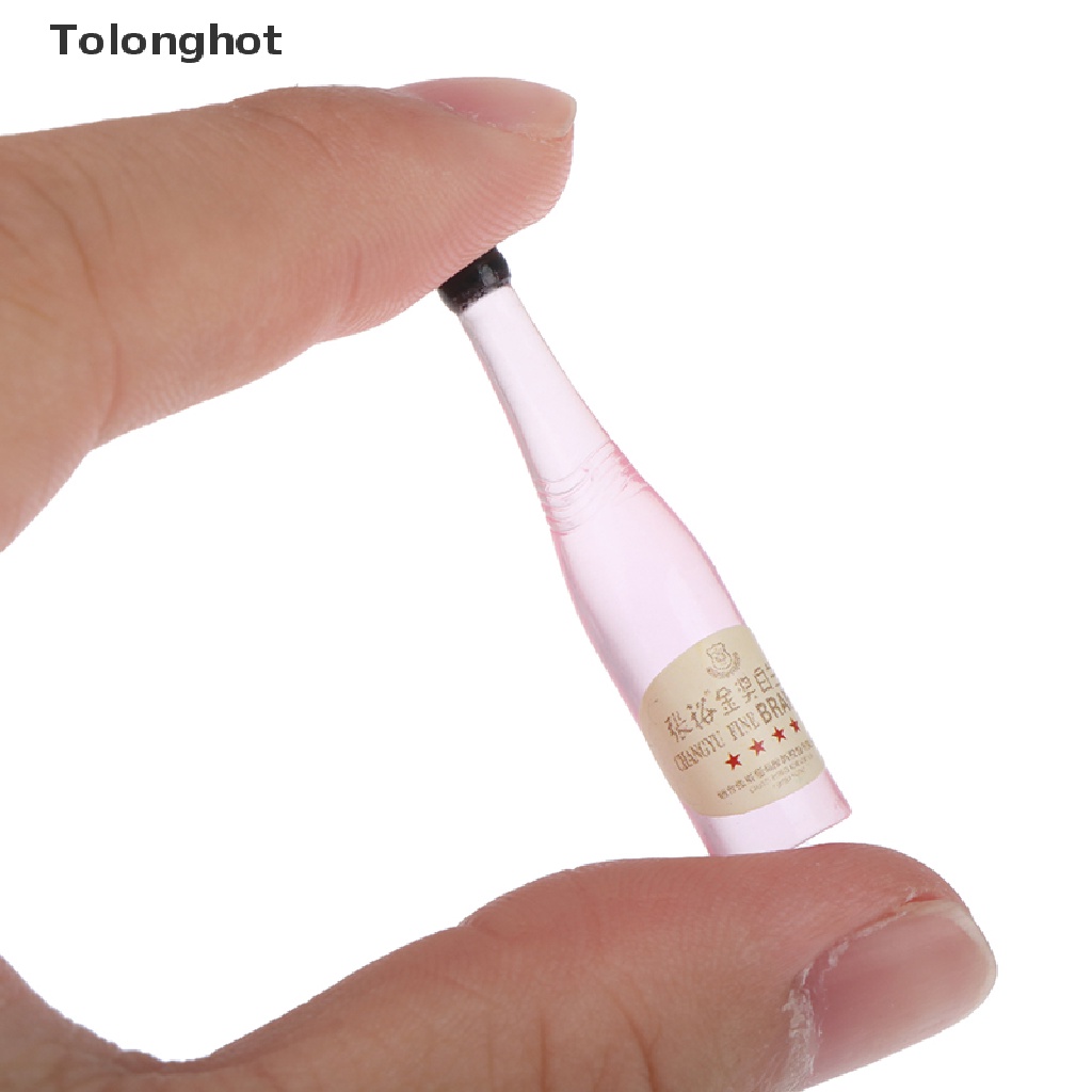 Set 5 Chai Rượu Mini Tỉ Lệ 1: 12 Dùng Để Trang Trí Nhà Búp Bê