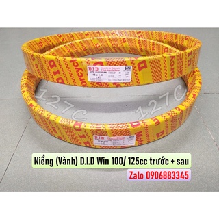 [HCM] Cặp niềng (vành) D.I.D Win 100/ 125cc (Nhập khẩu indo)