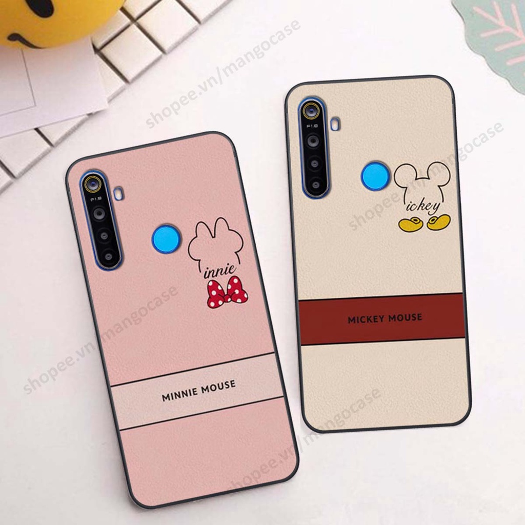Ốp lưng Realme 5 / 5 Pro / C3 in hình happy nice, bé gấu đáng yêu