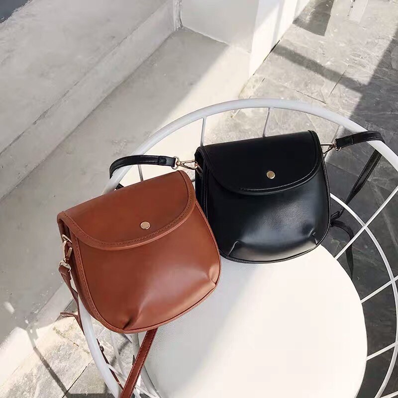 Túi Đeo Chéo Nữ Da PU Mềm Mịn Hàn Quốc Mới