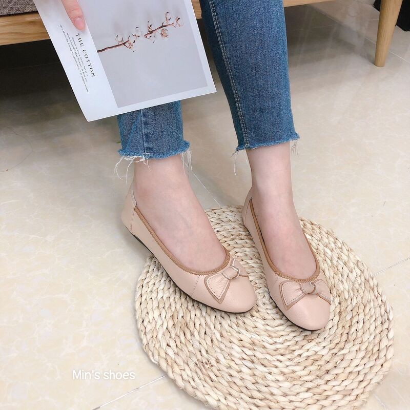 Min's Shoes - Giày Bệt Nơ Da Thật B364 | BigBuy360 - bigbuy360.vn