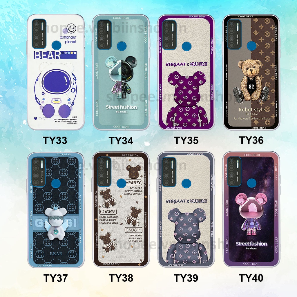 Ốp Vsmart Star 5 / Joy 4 / Live 4 hình gấu bear brick đẹp độc lạ, thời trang, cá tính