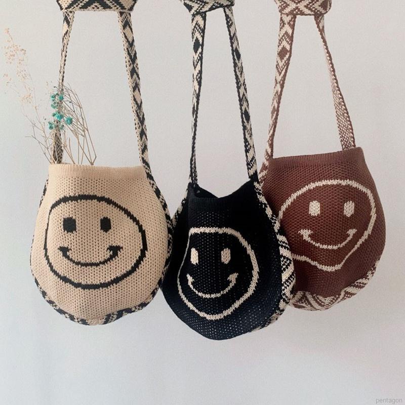 Túi đeo chéo hình mặt cười dễ thương cho bé