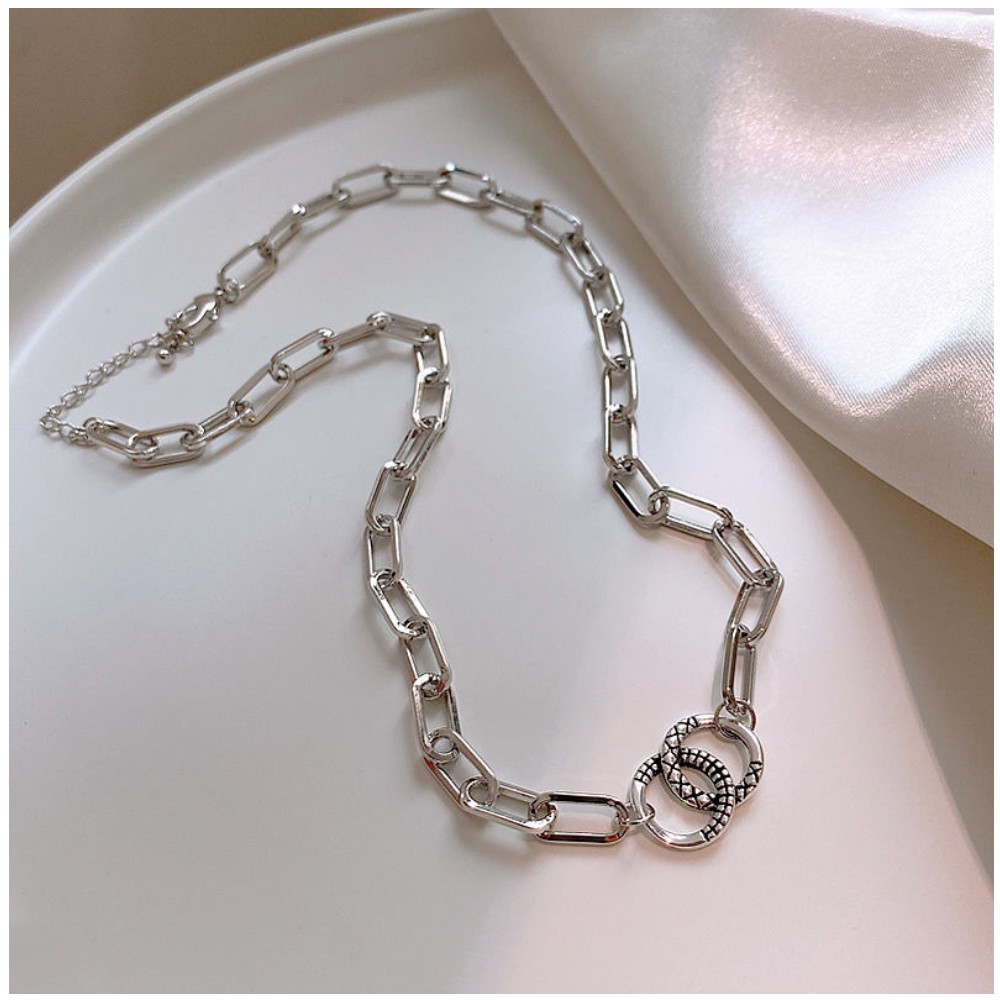 Vòng cổ bạc nữ 925 BBstore dây chuyền chocker bạc hot trend