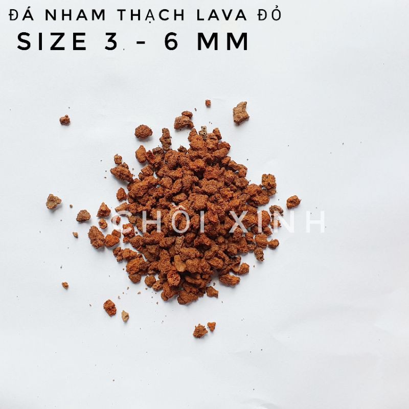 1kg Đá nham thạch Lava Đỏ
