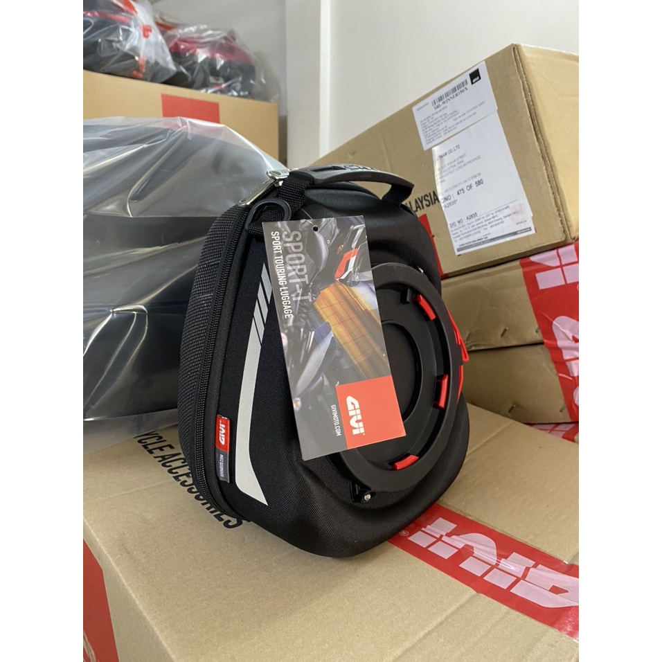 Túi cài bình xăng Givi ST500, túi Tanklock ST500, hàng chính hãng, mới 100%