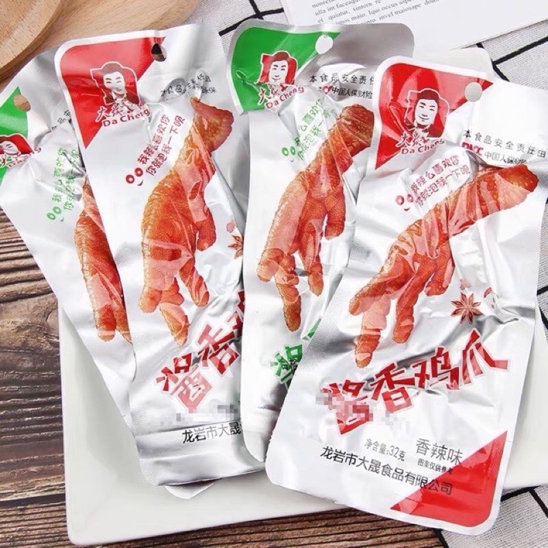 Chân gà cay dacheng 31,8gram siêu ngon [Sẵn hàng] | BigBuy360 - bigbuy360.vn