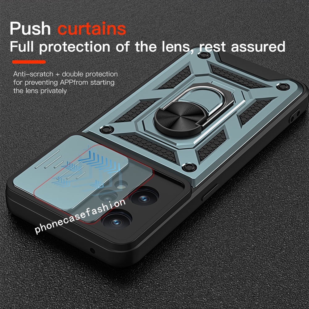 Ốp Điện Thoại Dạng Giáp Chống Sốc Có Vòng Đỡ Nam Châm Cho OPPO Reno 8 8Z 7 7Z Reno8 5G 4G