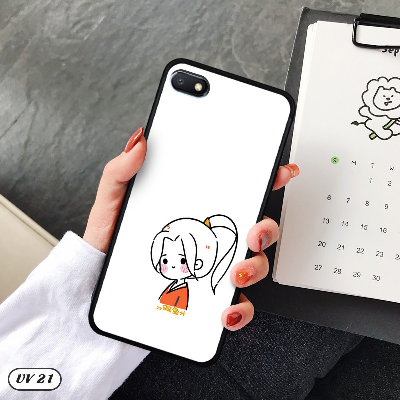 Ốp lưng Xiaomi Redmi 6A- lưng nhám , ngộ nghĩnh